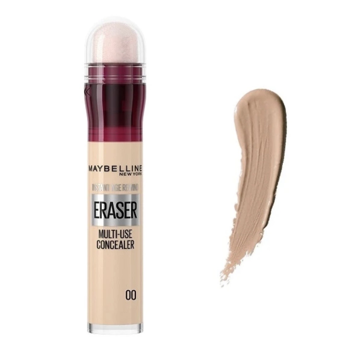 کانسیلر میبلین مدل Eraser شماره 00 IVORY